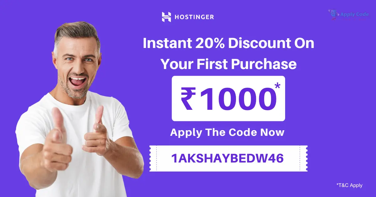 Hostinger Coupon Code Apply